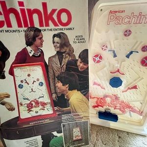 American PACHINKO VINTAGE GAME by Pressman with directions and in box